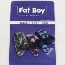 Fat Boy Thumb Picks Celluloid 3pcs