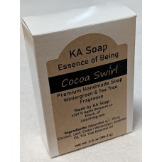 KA For Living Cocoa Swirl Soap 3.5 oz