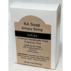 Simply Being White Soap